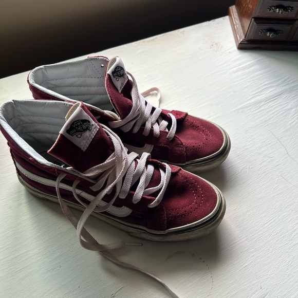 Vans High-Top Sneaker Bundle - Black, Mint, Maroon - Picture 10 of 11